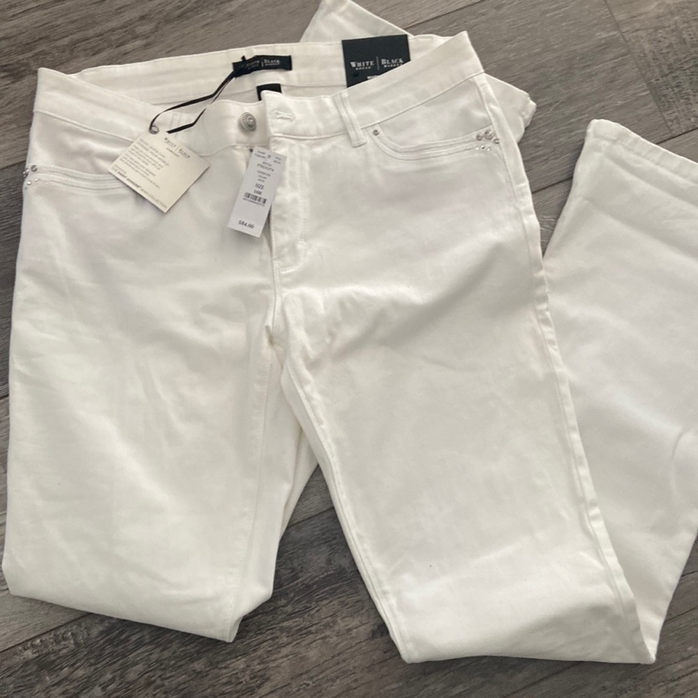 WHBM skinny flare jean